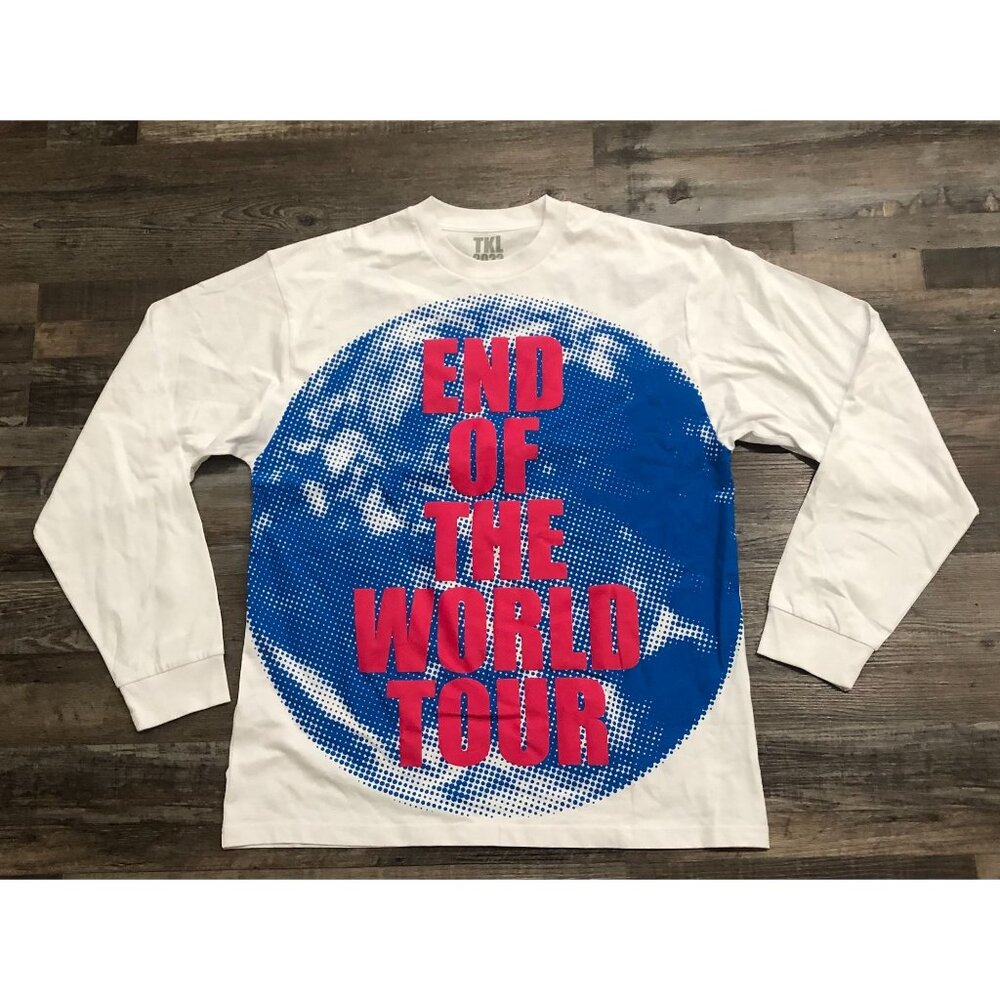 The Kid Laroi TKL End of the World long Sleeve Tour T Shirt 2022 Large White
